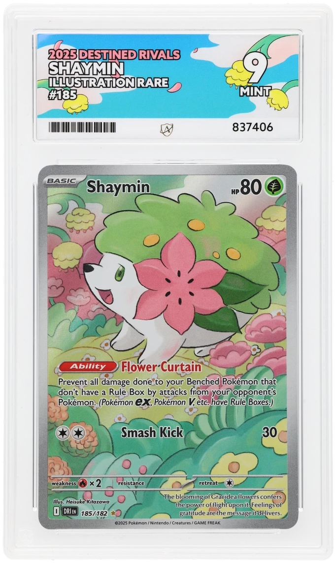 Pokemon ACE Mint 9 Shaymin 185/182