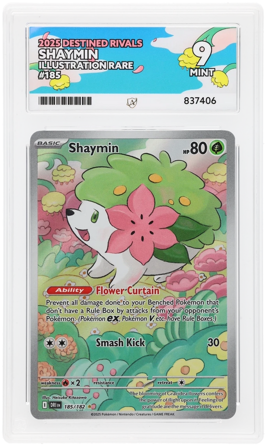 Pokemon ACE Mint 9 Shaymin 185/182