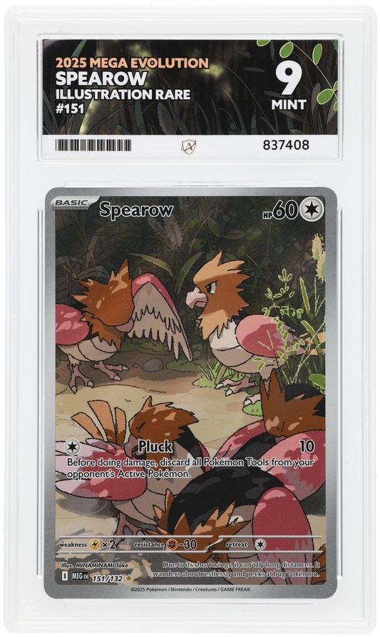 Pokemon ACE Mint 9 Spearow 151/132