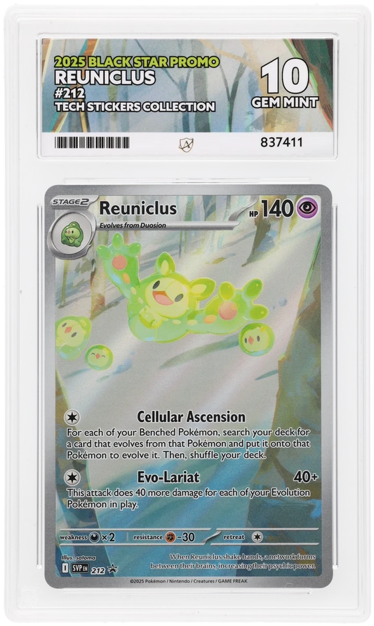 Pokemon ACE GEM Mint Perfect 10 Reuniclus Promo 212