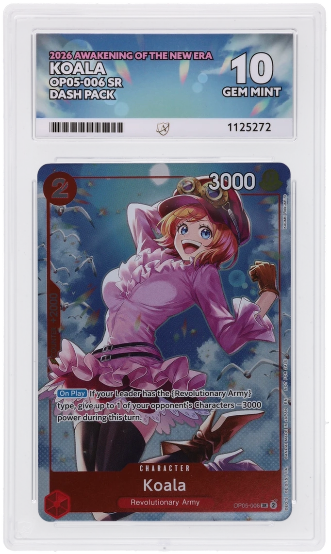 One Piece ACE GEM Mint 10 2026 Awakening Of The New Era Koala OP05-006 ( Pop 3 )