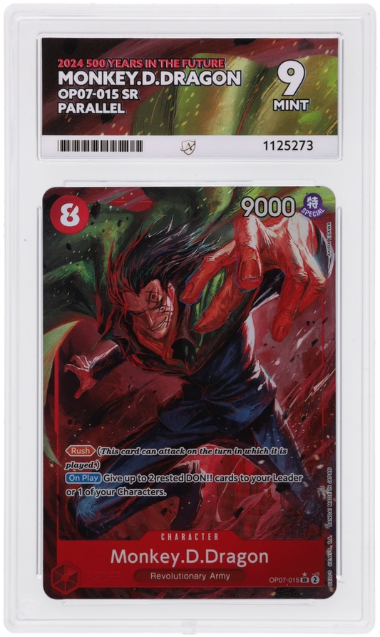 One Piece ACE Mint 9 2024 500 Years In The Future Monkey D Dragon OP07-016 ( Pop 1 )