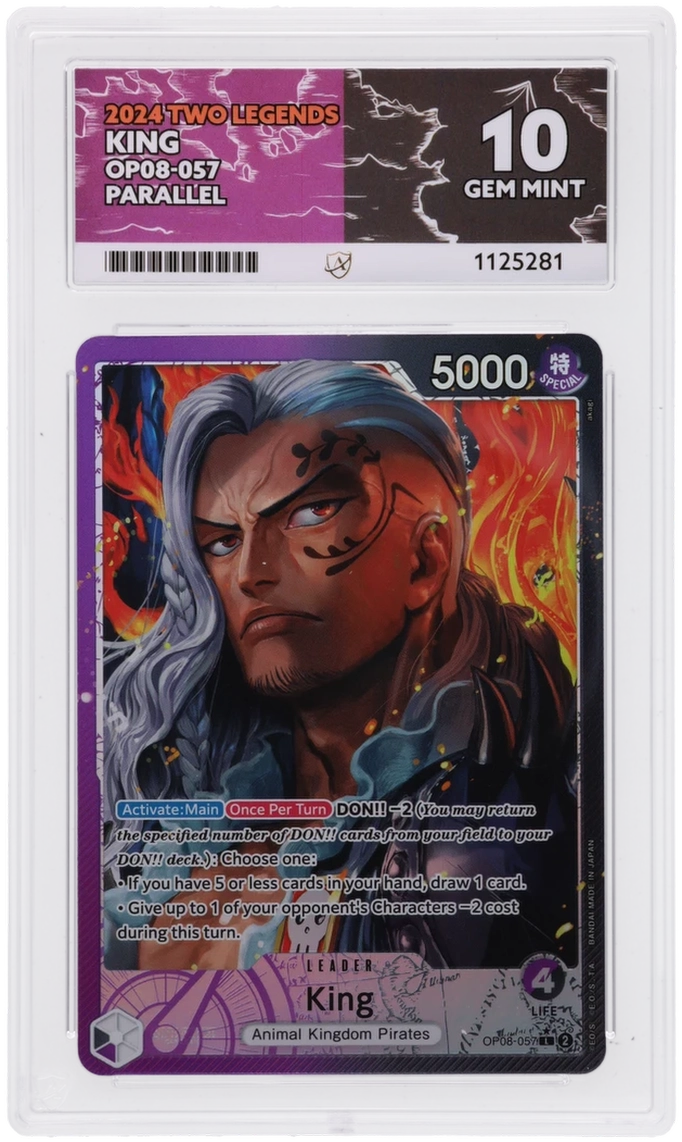 One Piece ACE Gen Mint 10 2024 Two Legends King OP08-057 ( Pop 11 )