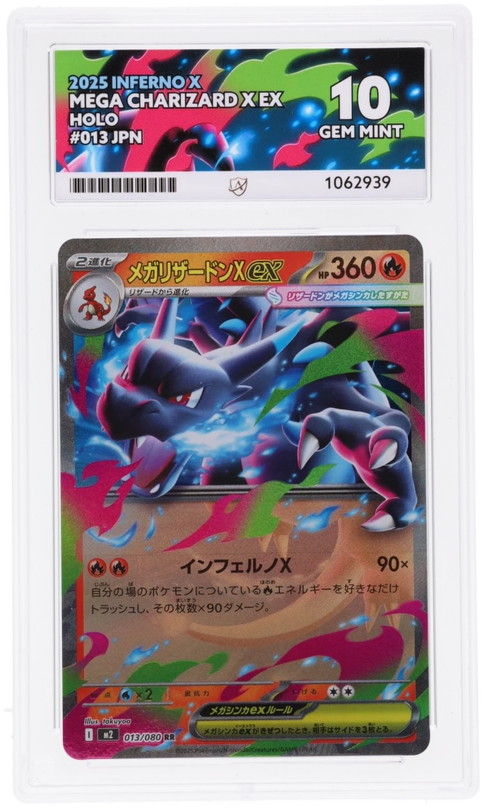 Pokemon ACE GEM Mint 10 Japanese Mega Charizard EX 013/080