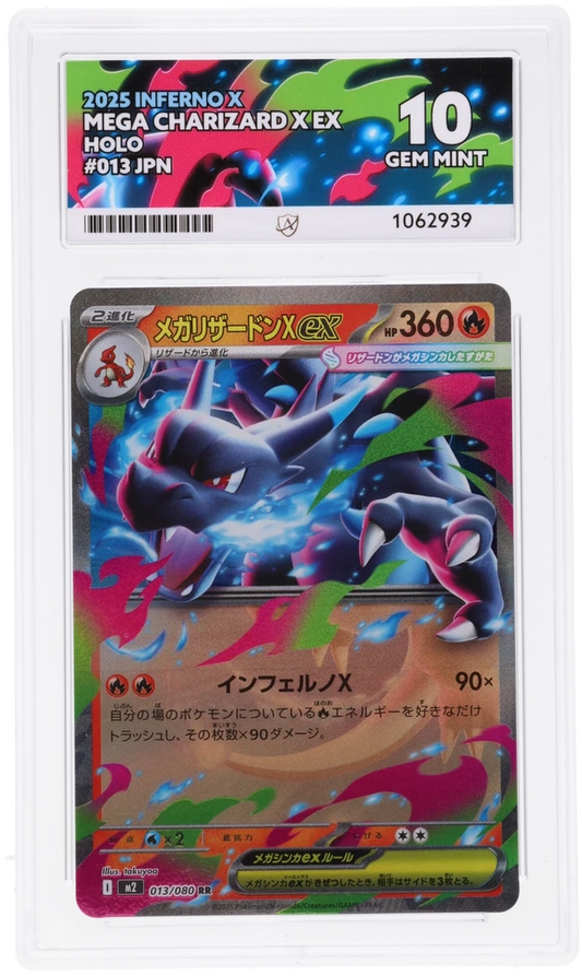 Pokemon ACE GEM Mint 10 Japanese Mega Charizard EX 013/080