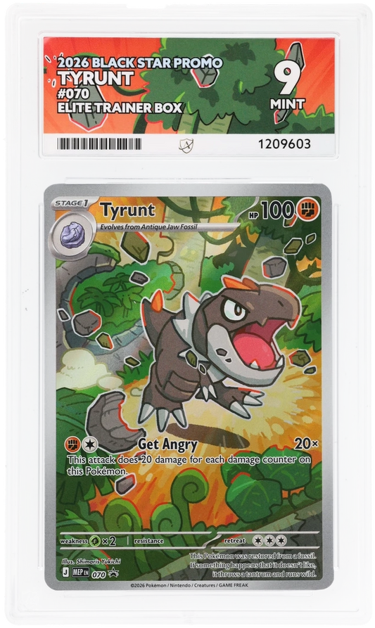 Pokemon ACE Mint 9 Tyrunt Promo 070
