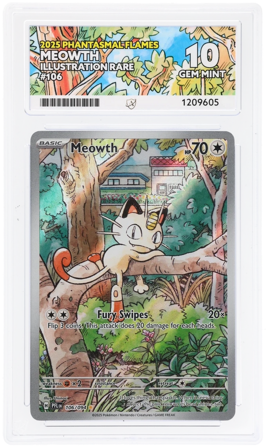 Pokemon ACE GEM Mint Perfect 10 Meowth 106/094
