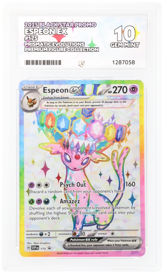 Pokemon ACE GEM Mint 10 Espeon EX Promo 175