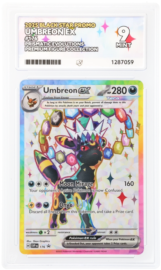 Pokemon ACE Mint 9 Umbreon EX Promo 176