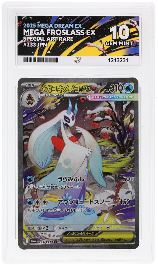 Pokemon ACE GEM Mint 10 Japanese Mega Froslass EX 233/193