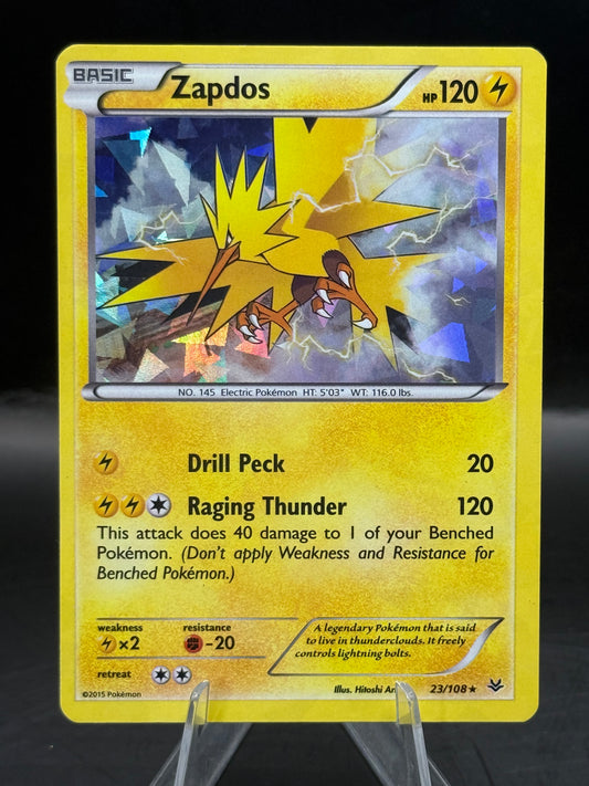 Pokemon Zapdos Cracked Ice Deck Exclusive 23/108 L/P
