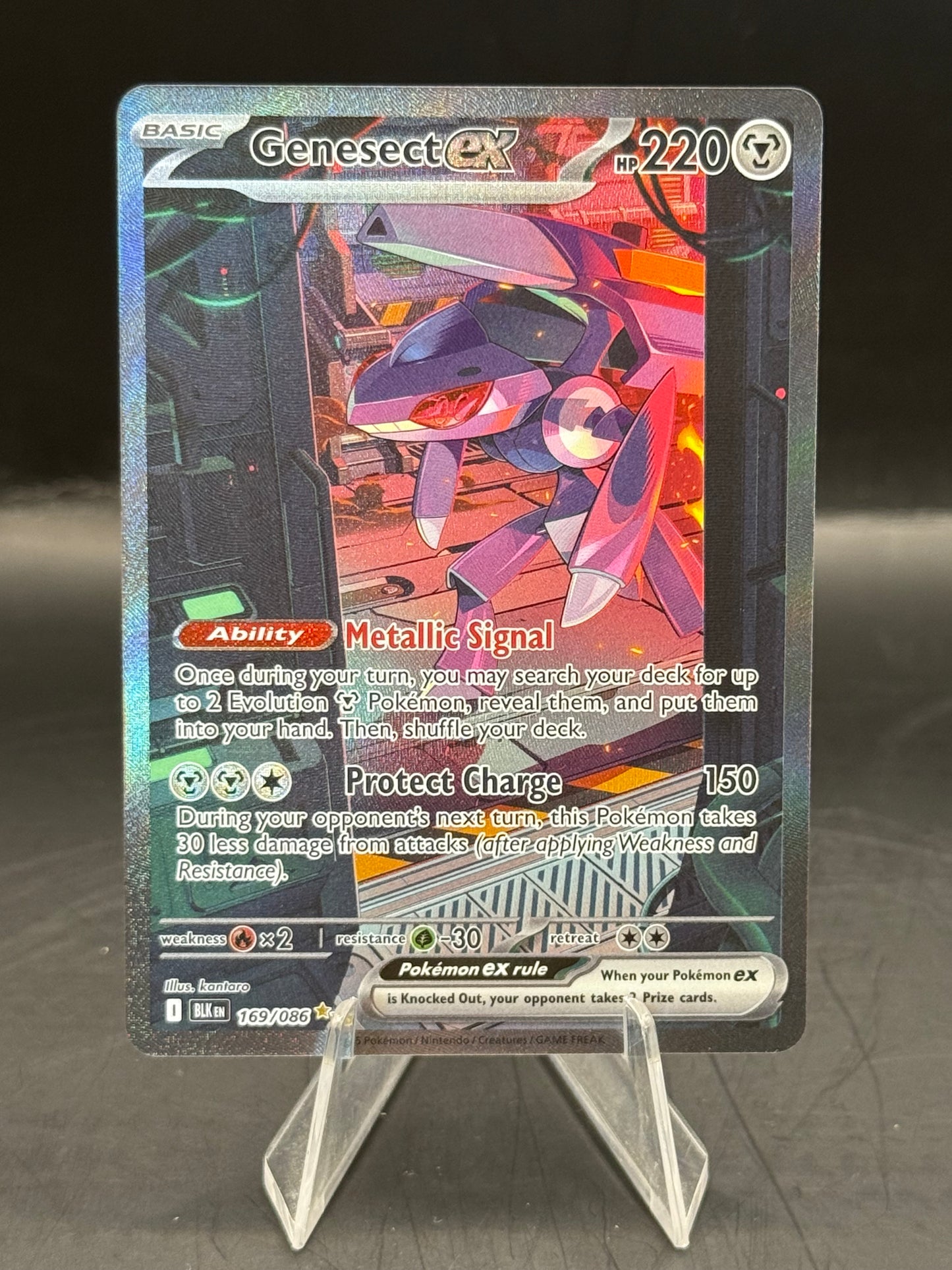 Pokemon Genesect EX 169/086 N/M