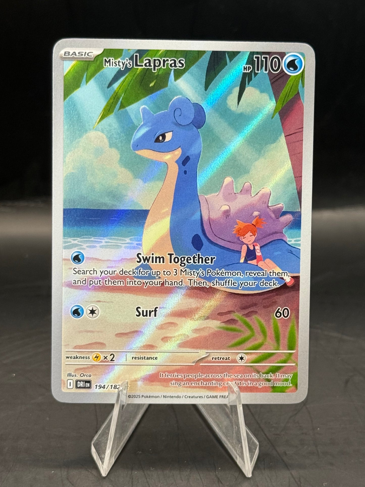 Pokemon Misty’s Lapras 194/182 N/M