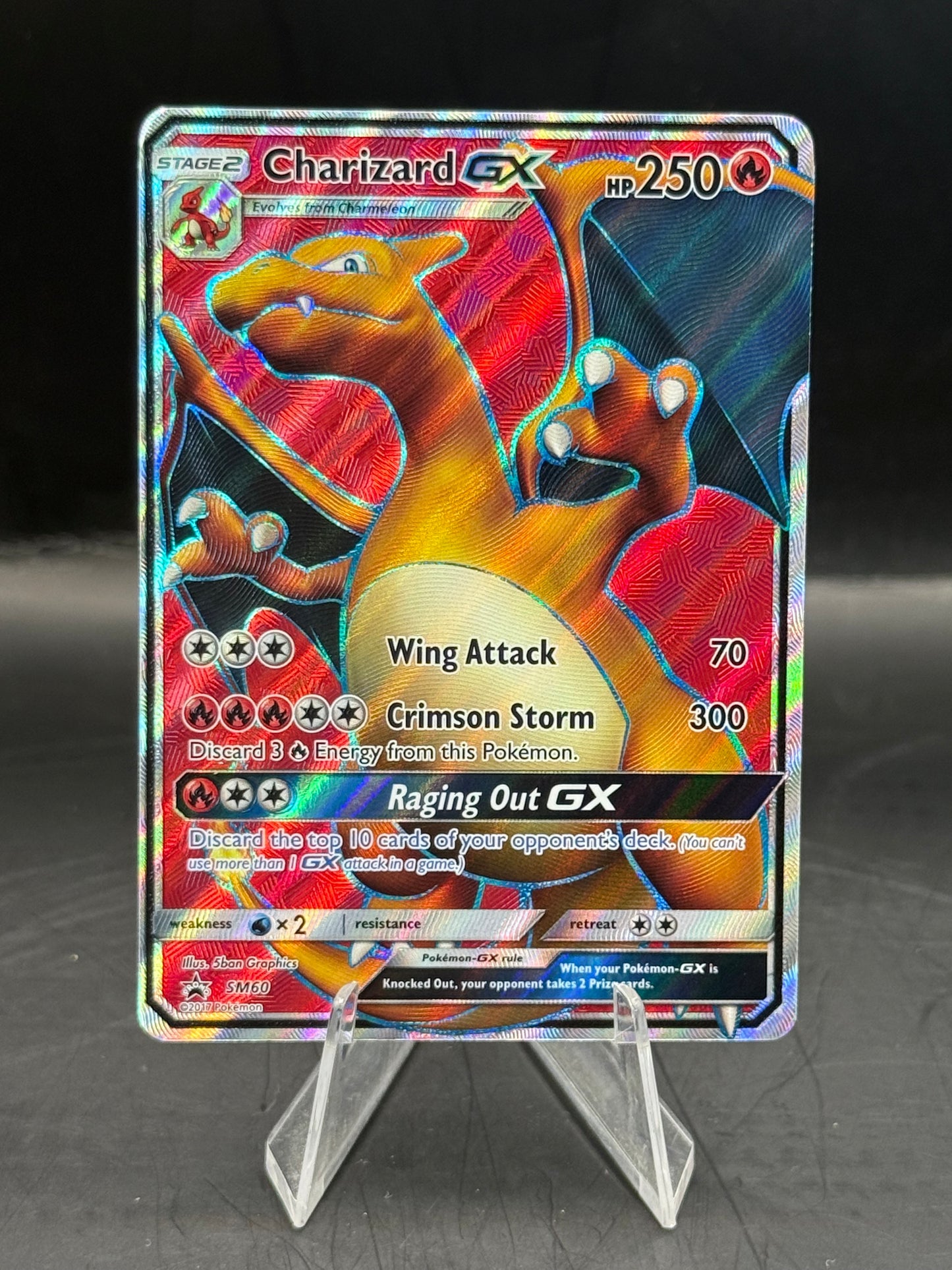 Pokemon Charizard GX Promo Sm60 N/M