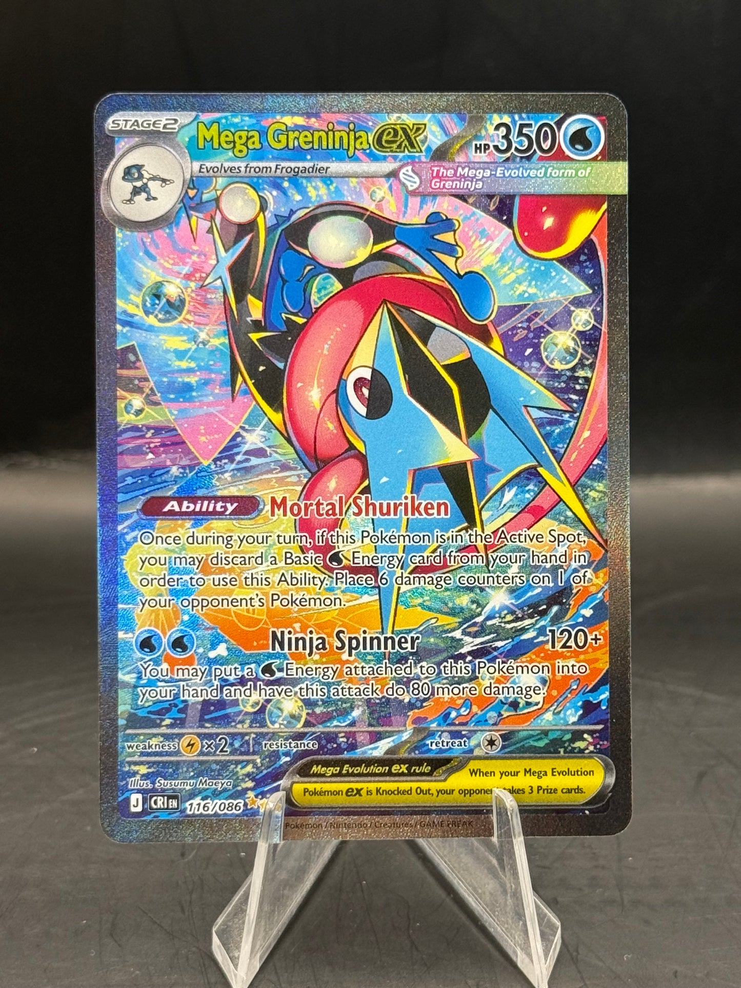 Pokemon Mega Greninja EX 116/086 N/M