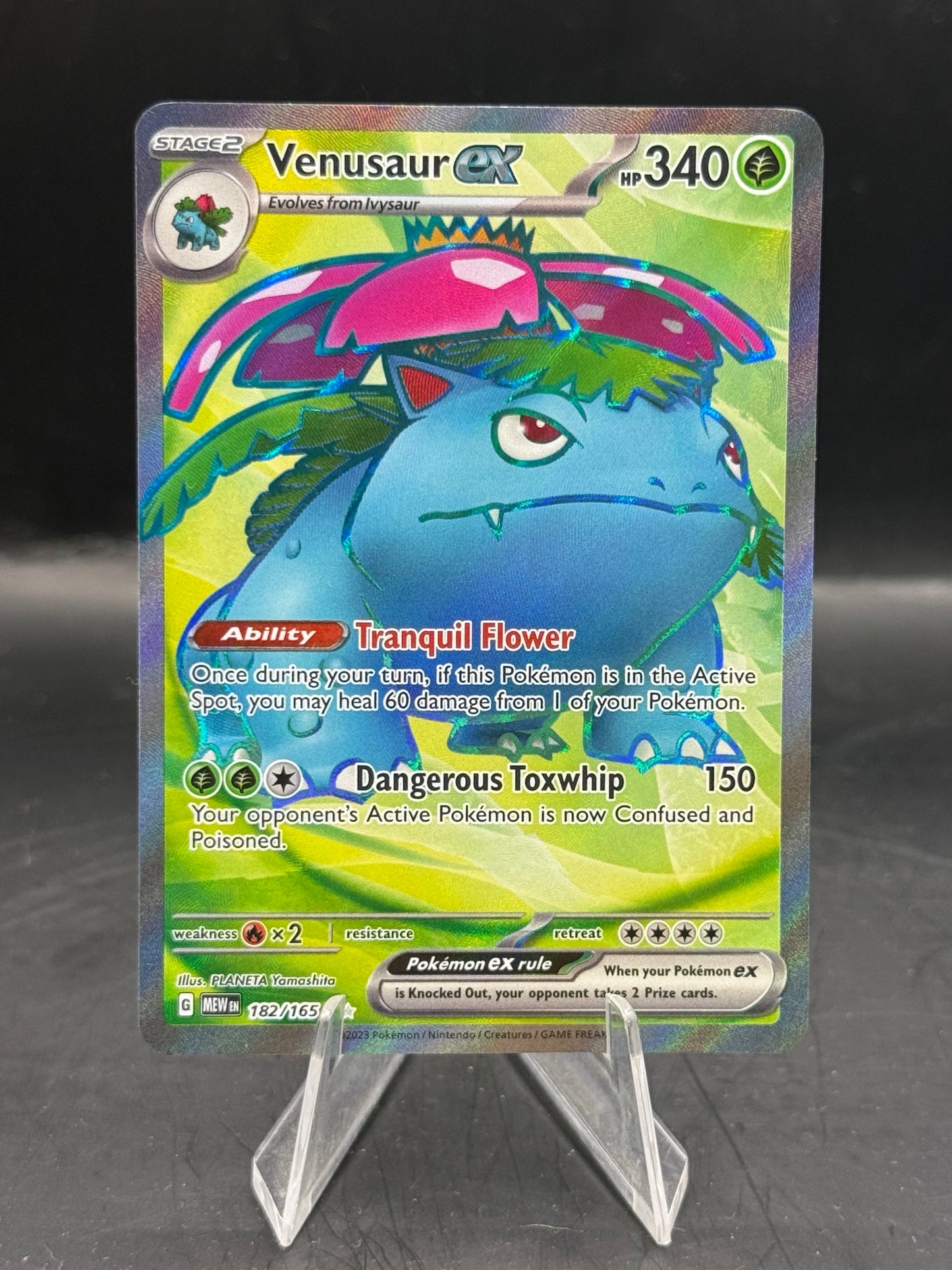 Pokemon 151 Venusaur EX 182/165 N/M