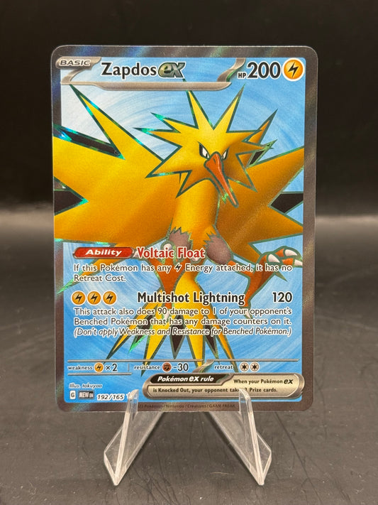 Pokemon 151 Zapdos EX 192/165 (1) N/M