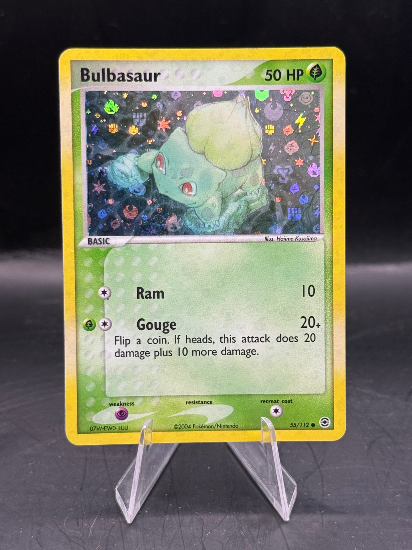 Pokemon Bulbasaur Holo 55/112 N/M