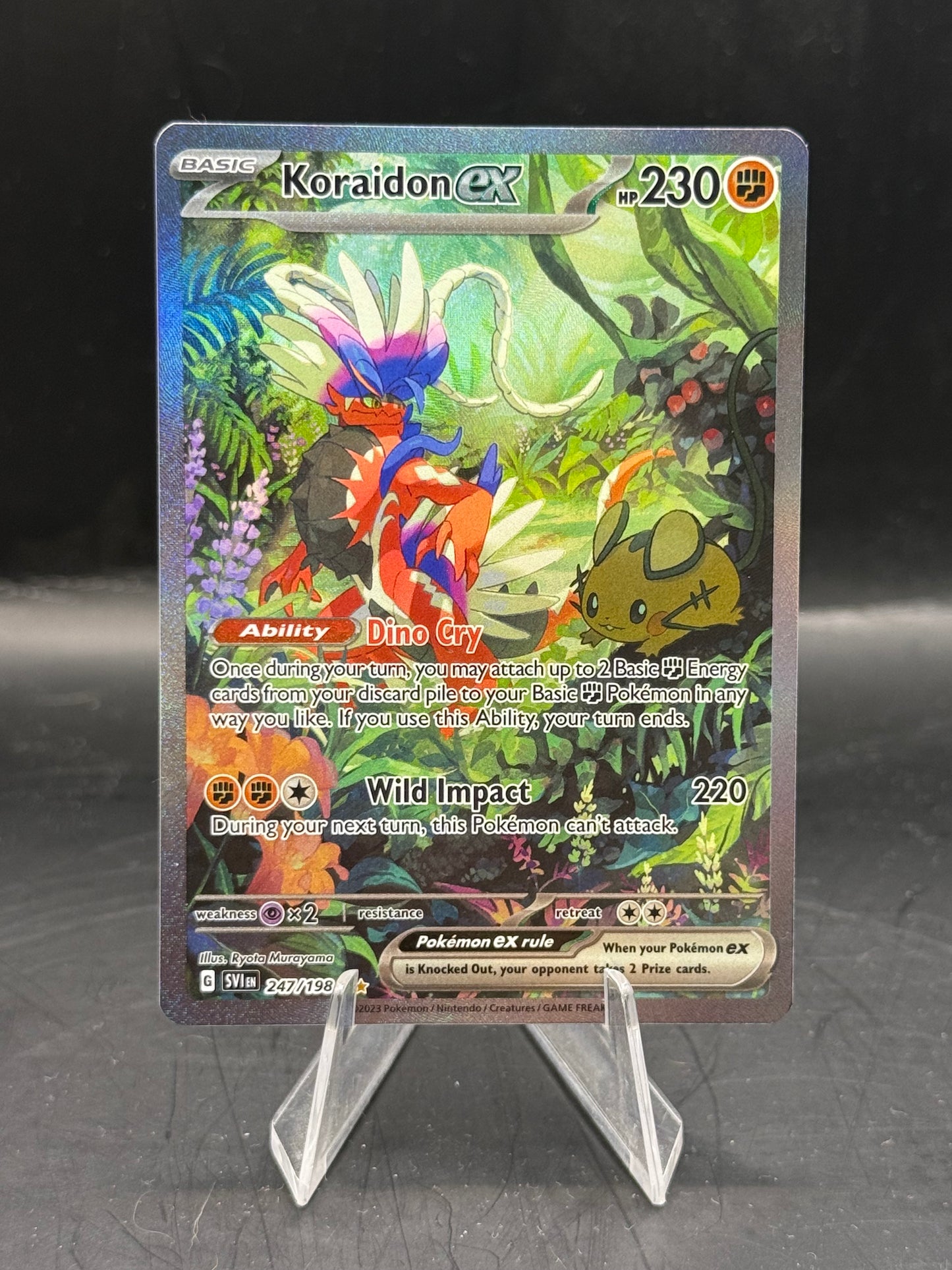 Pokemon Koraidon EX 247/198 N/M