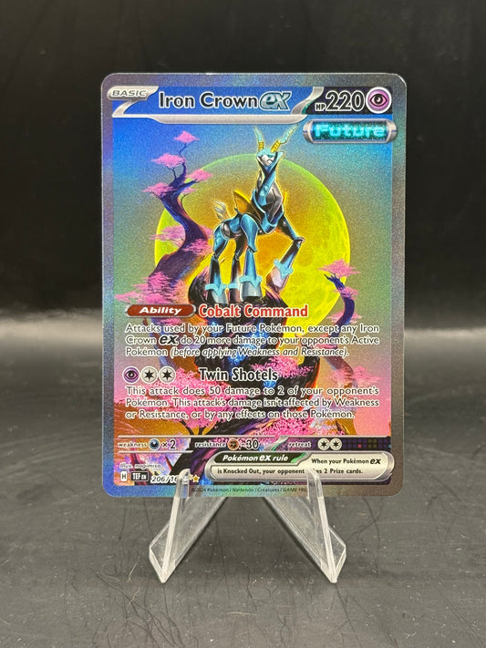Pokemon Iron Crown EX 206/162 L/P+
