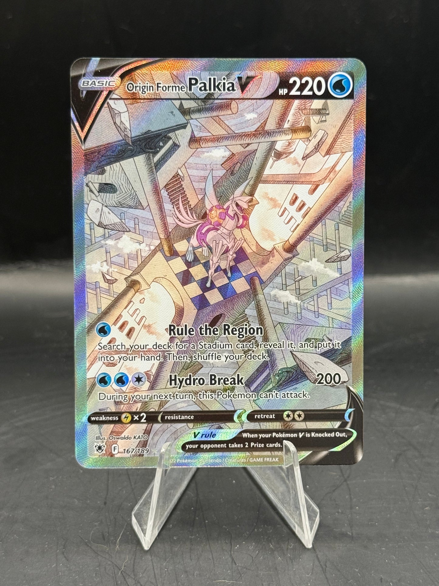 Pokemon Origin Forme Palkia V 167/189 N/M