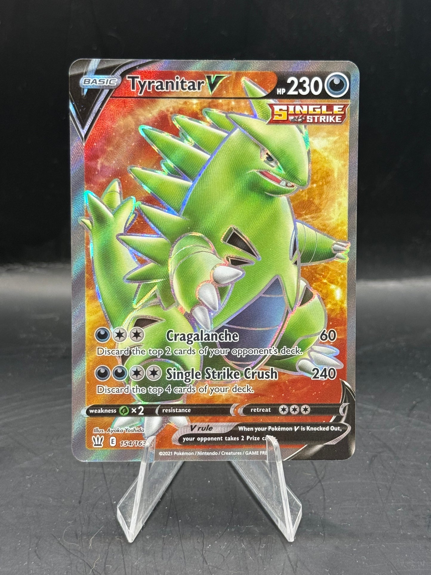 Pokemon Tyranitar V 154/163 N/M