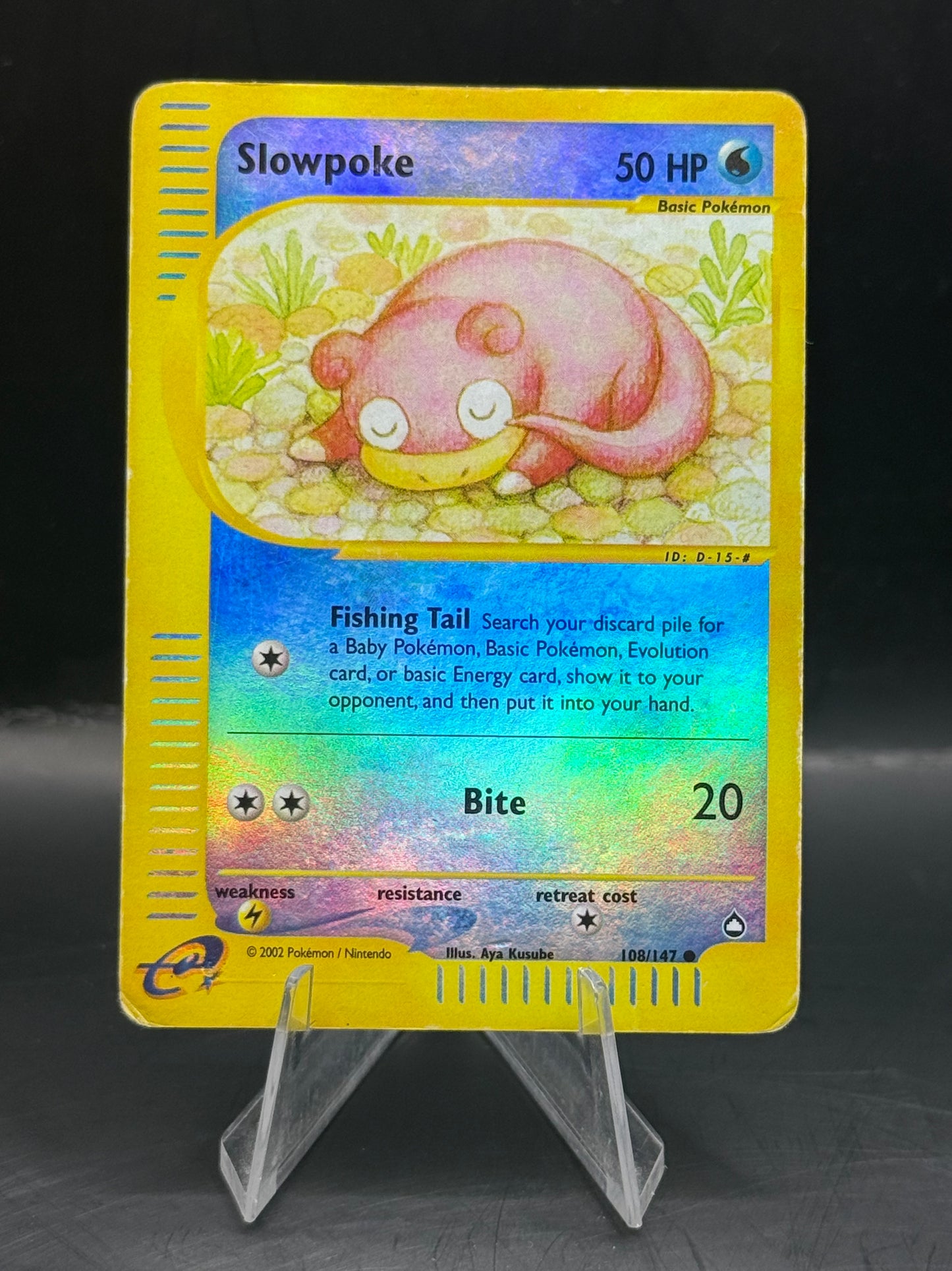 Pokemon Slowpoke Reverse Holo 108/147 L/P