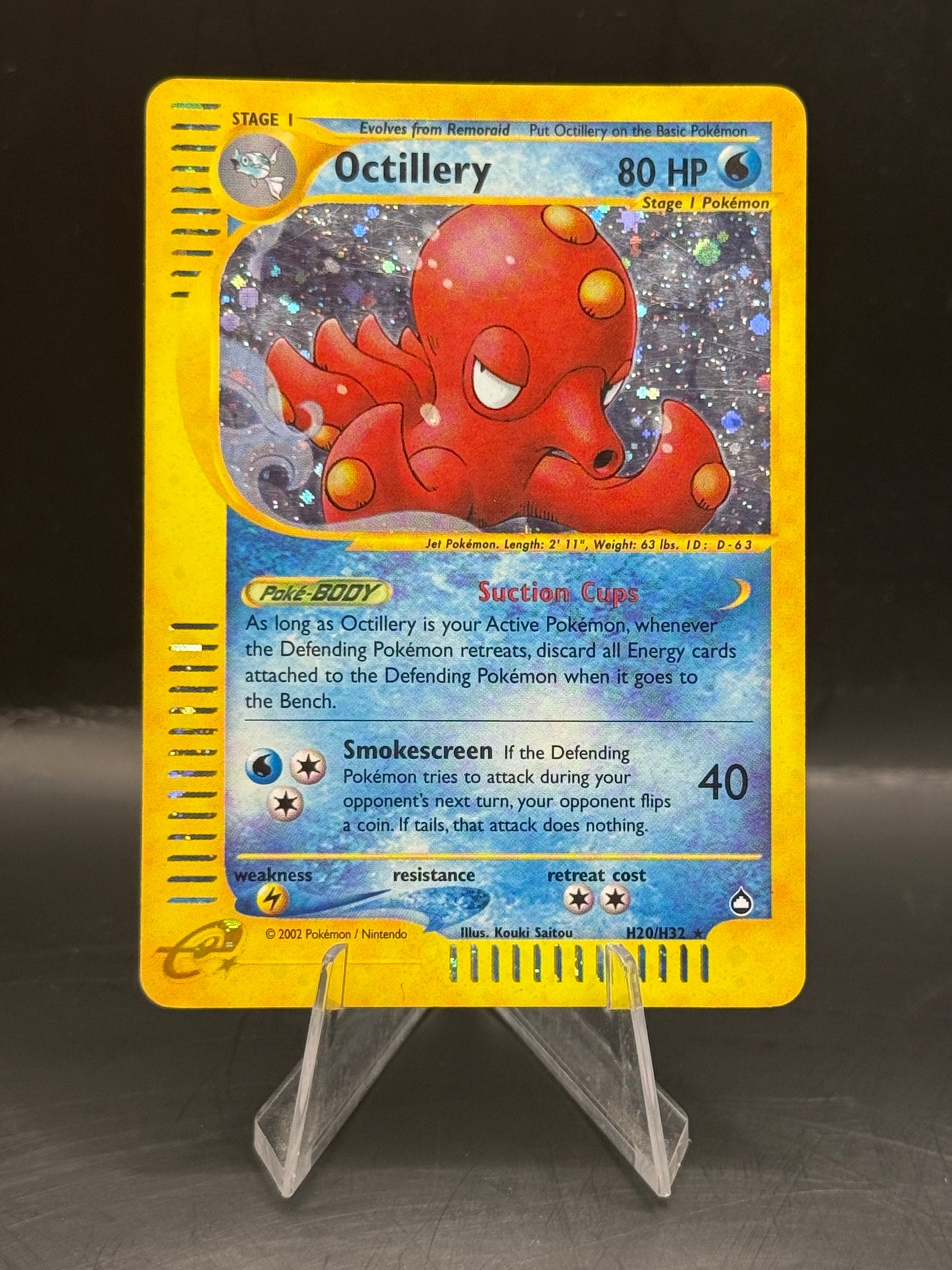 Pokemon Octillery Holo H20/H32 L/P