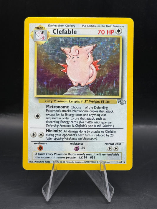 Pokemon Jungle Clefable Holo 1/64 L/P