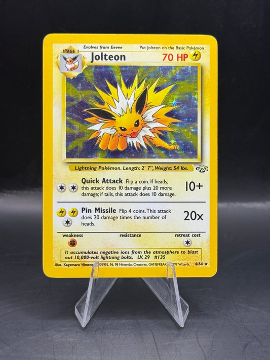 Pokemon Jungle Jolteon Holo 4/64 L/P