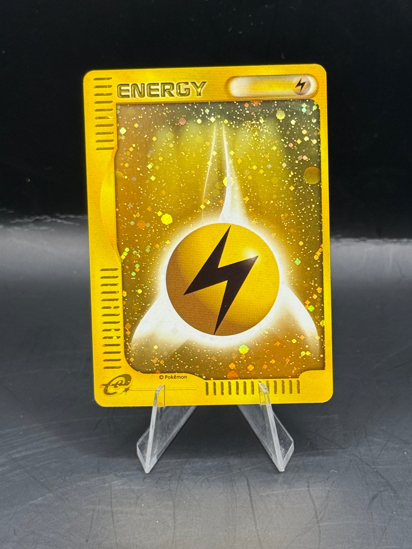Pokemon Japanese McDonald’s Lightning Energy Card With Swirl (Excellent)
