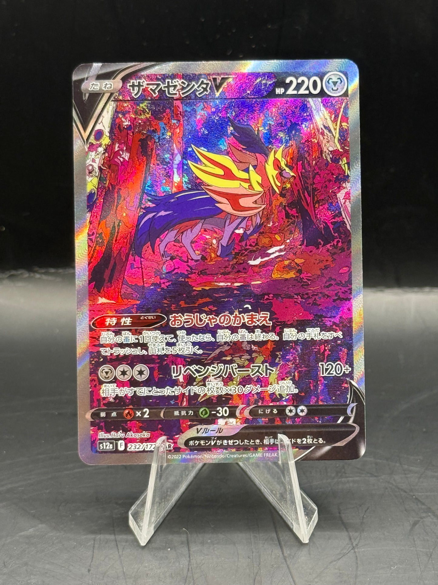 Pokemon Japanese Zamazenta V 232/172 (N/M)