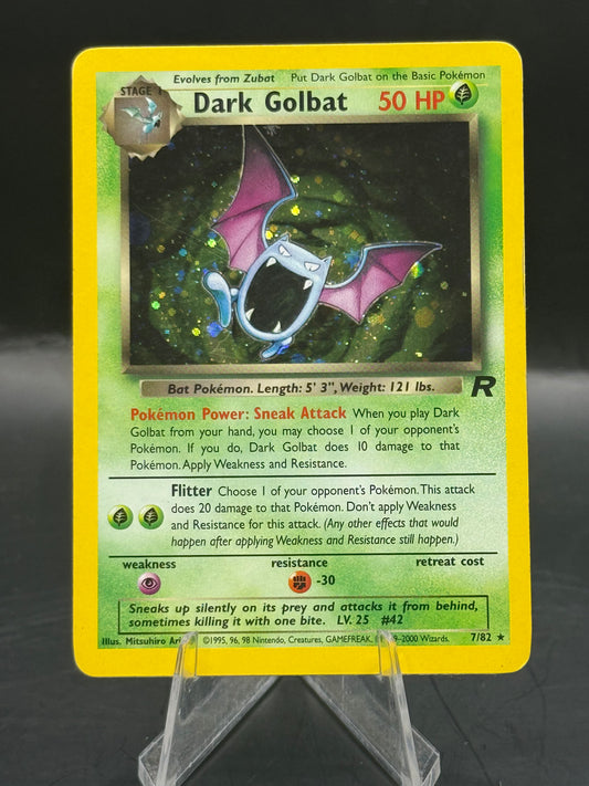 Pokemon Dark Golbat Holo 7/82 (L/P)