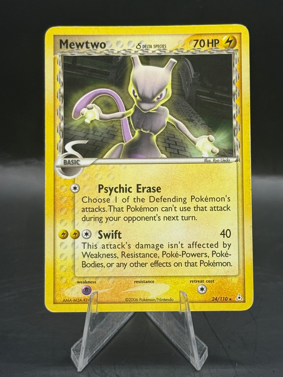 Pokemon Mewtwo Delta Species Non Holo 24/110 (L/P)