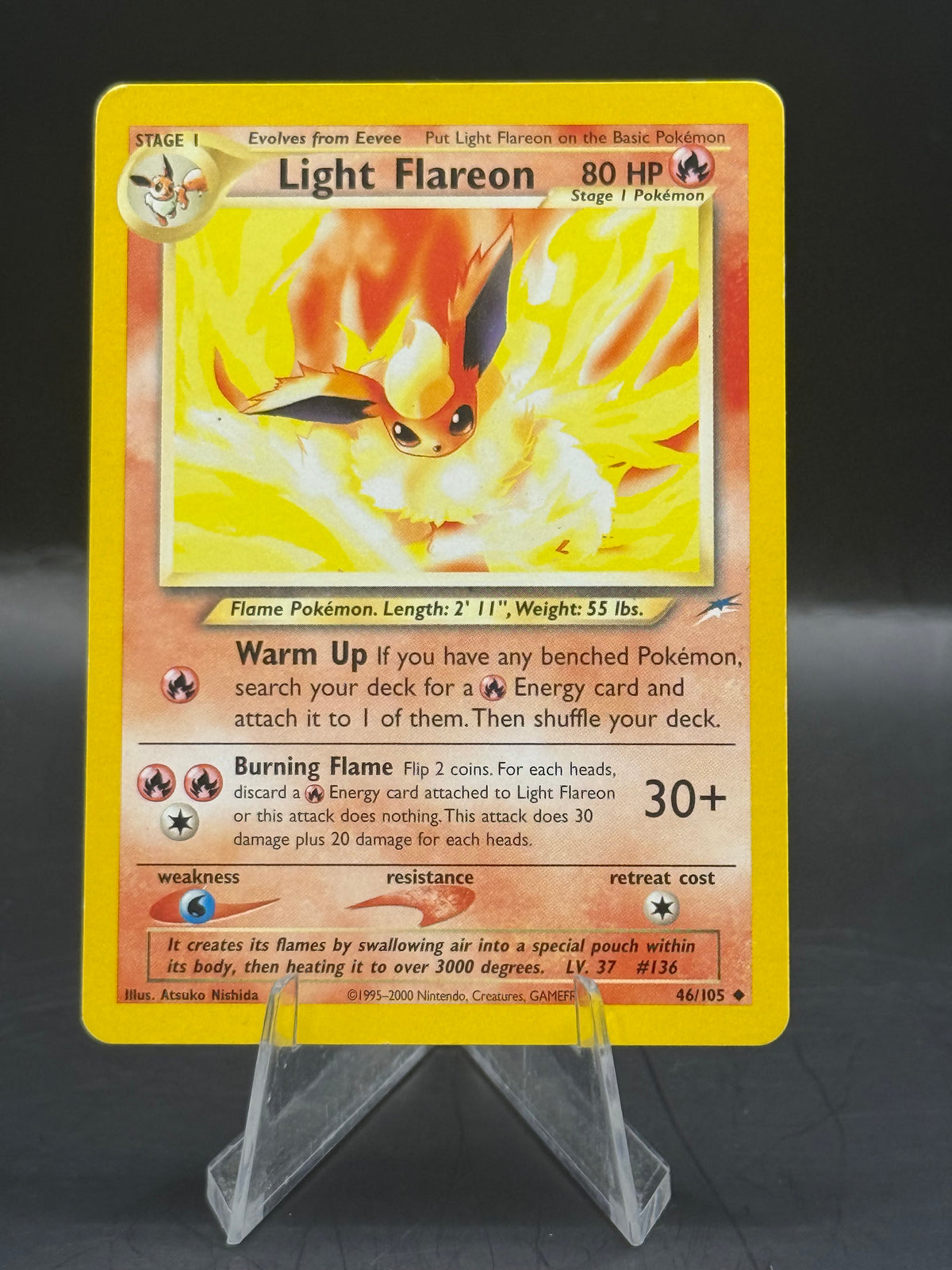 Pokemon Light Flareon 46/105 (L/P+)