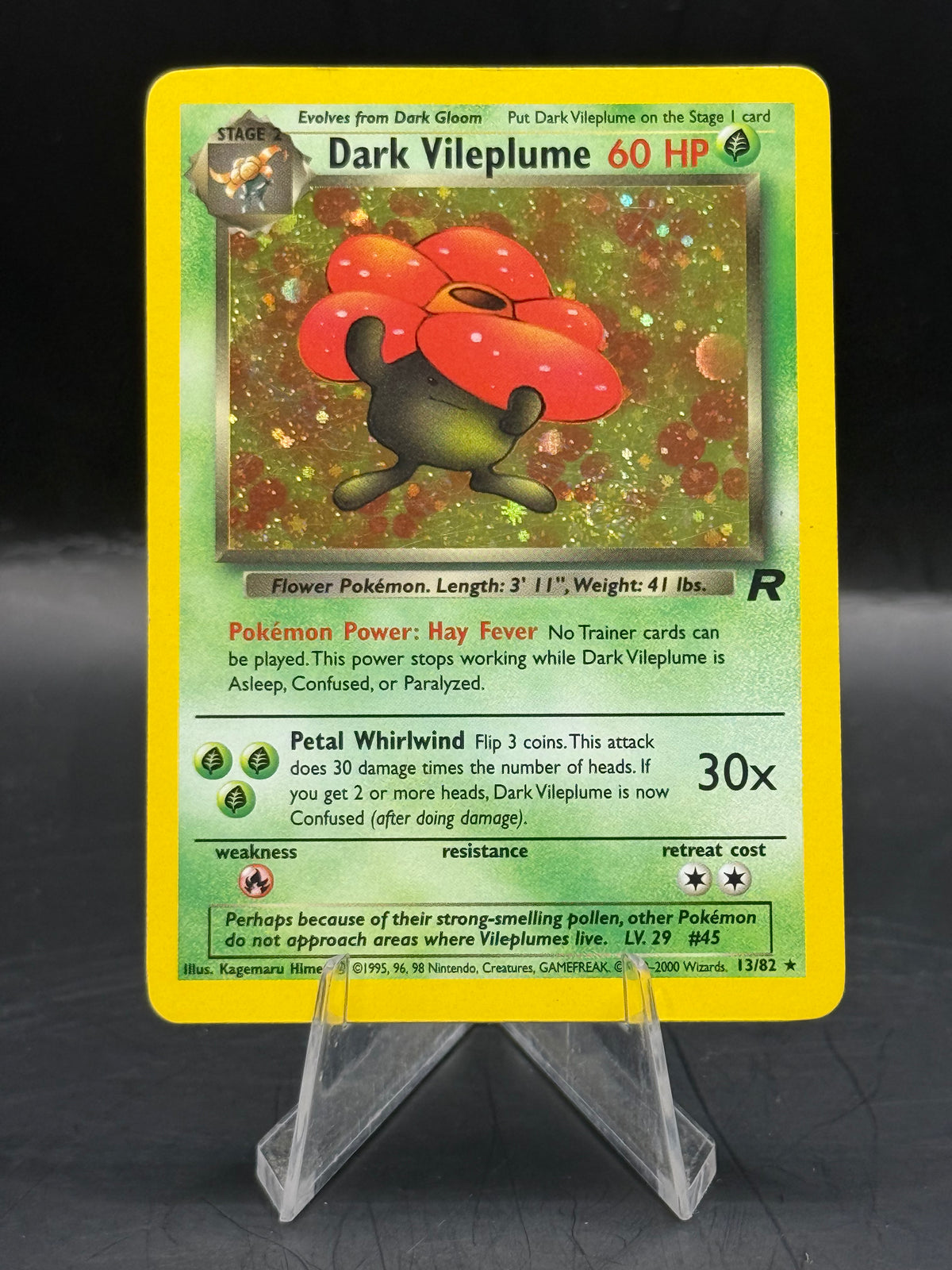 Pokemon Dark Vileplume Holo 13/82 (L/P)