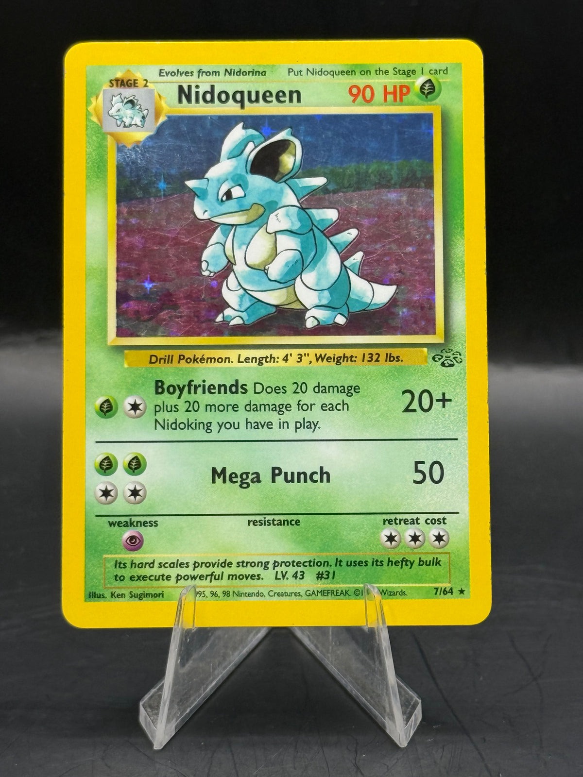Pokemon Nidoqueed Jungle Holo 7/64 (L/P)