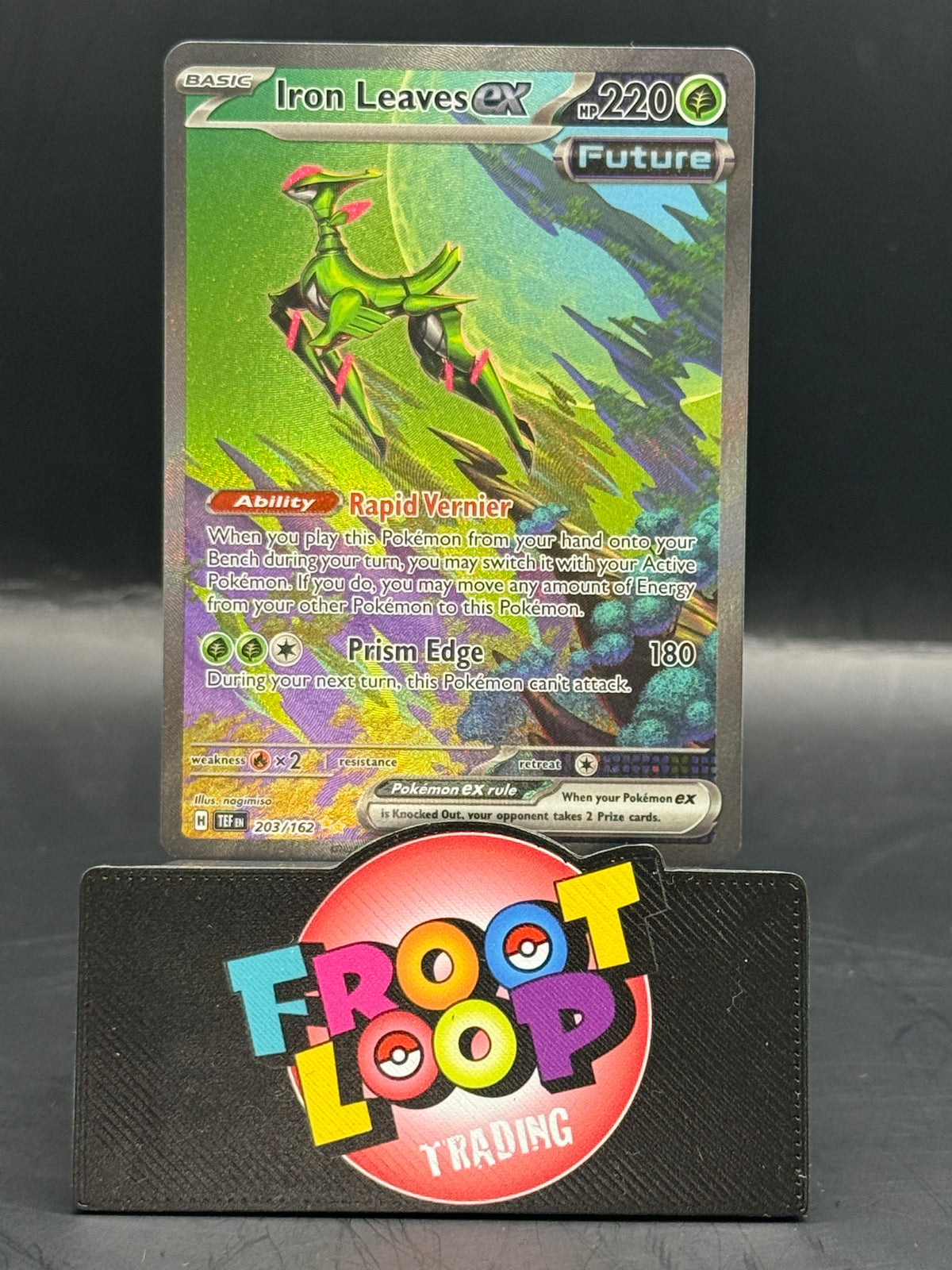 Pokemon Iron Leaves EX 203/162 (N/M)