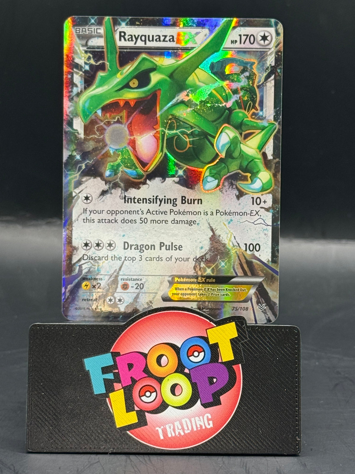Pokemon Rayquaza EX 75/108 (L/P+)