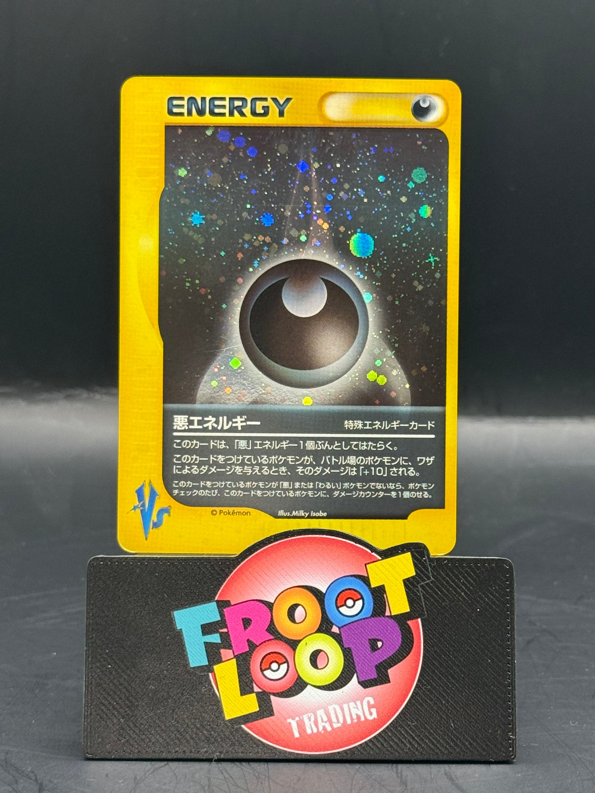 Pokemon Japanese Darkness Vs Holo Energy (Excellent)