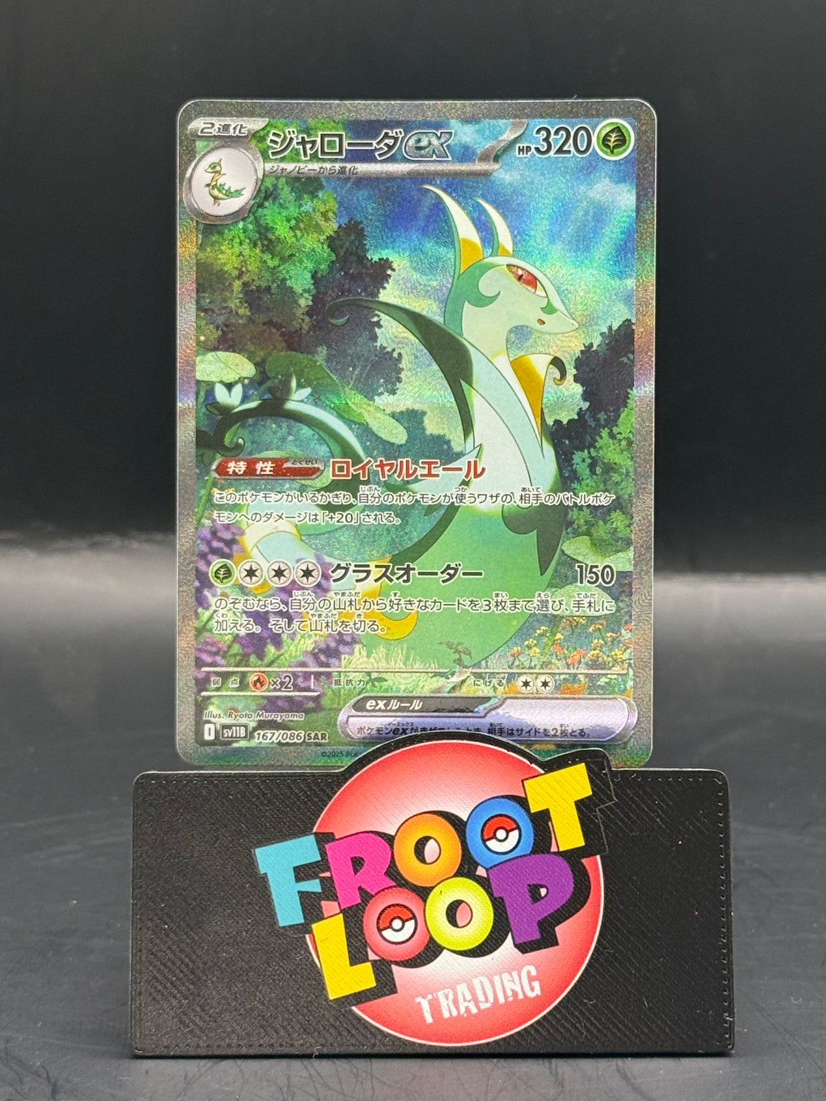 Pokemon Japanese Serperior EX 167/086 (N/M)