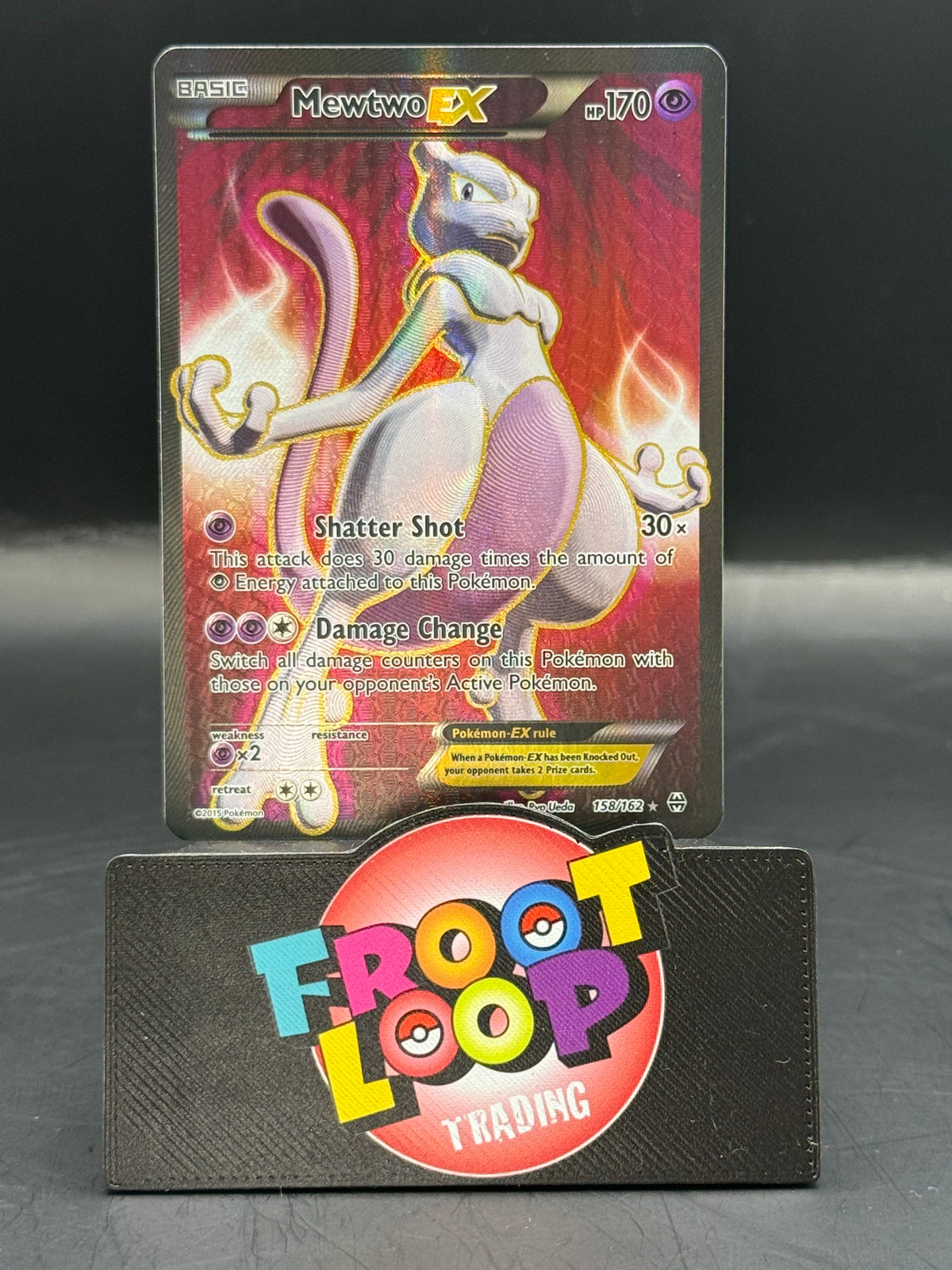 Pokemon Mewtwo EX 158/162 (L/P+)