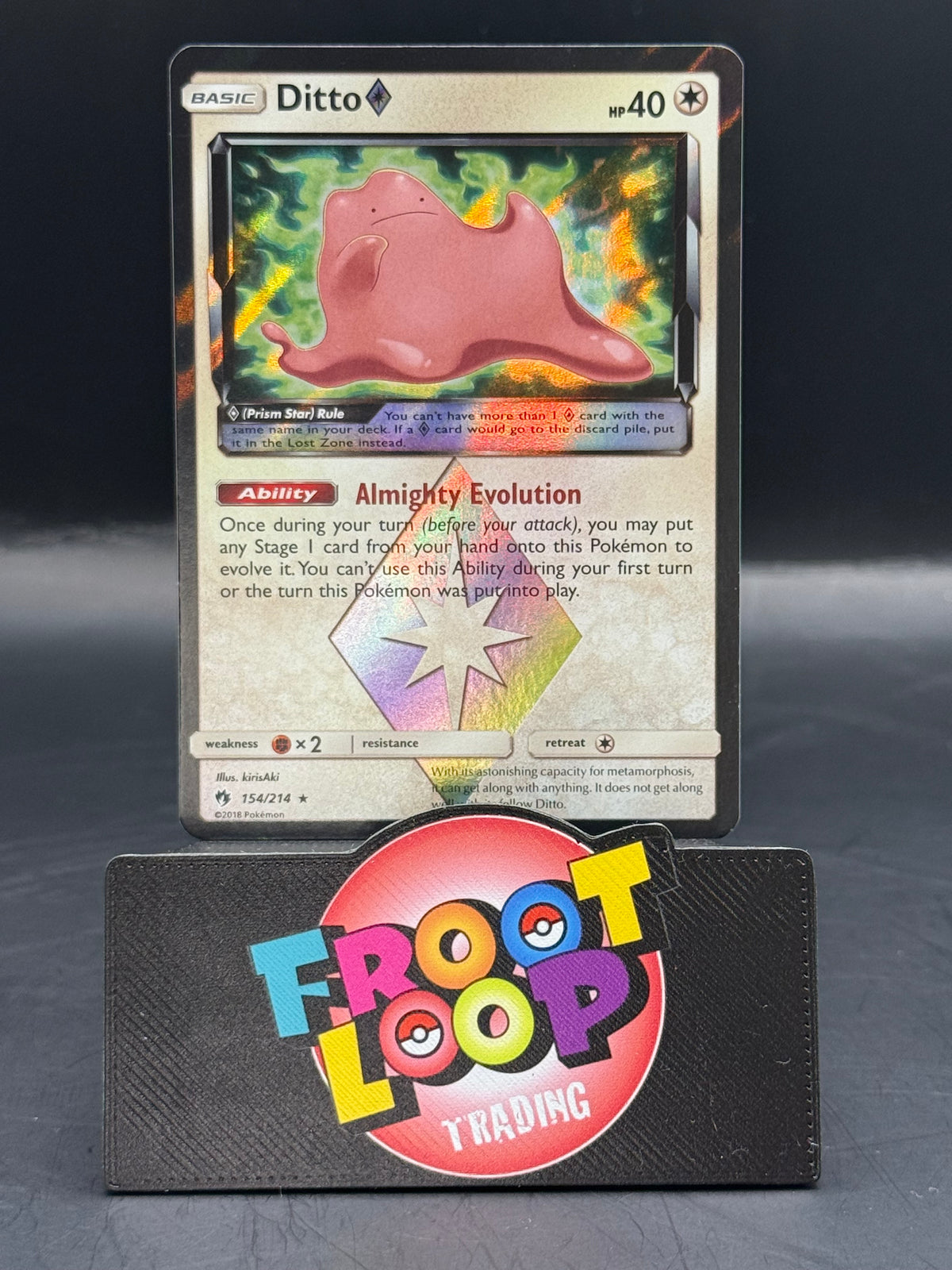 Pokemon Ditto 154/214 (Excellent)
