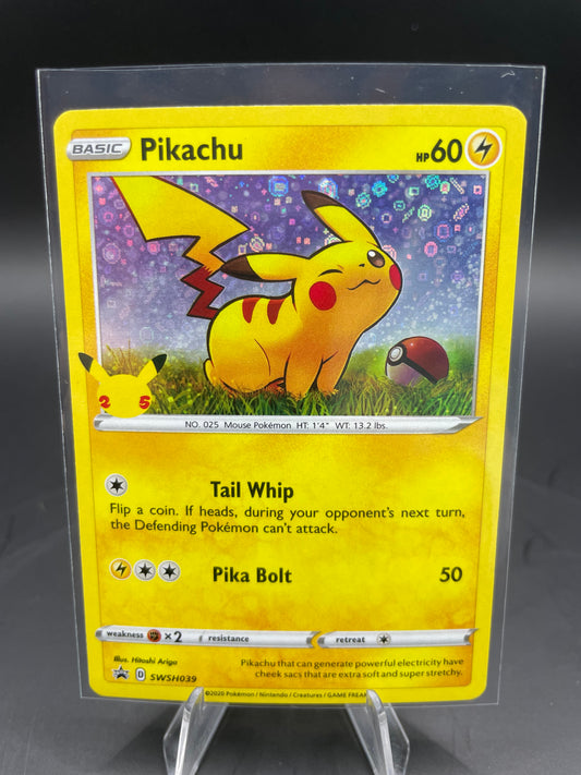 Pokemon Pikachu General Mills 25th Anniversary Stamped Holo Promo Card (NM / Nm-)