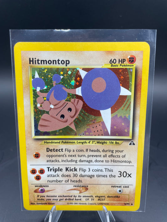 Pokemon Hitmontop Holo Neo Disscovery 3/75 (LP-)