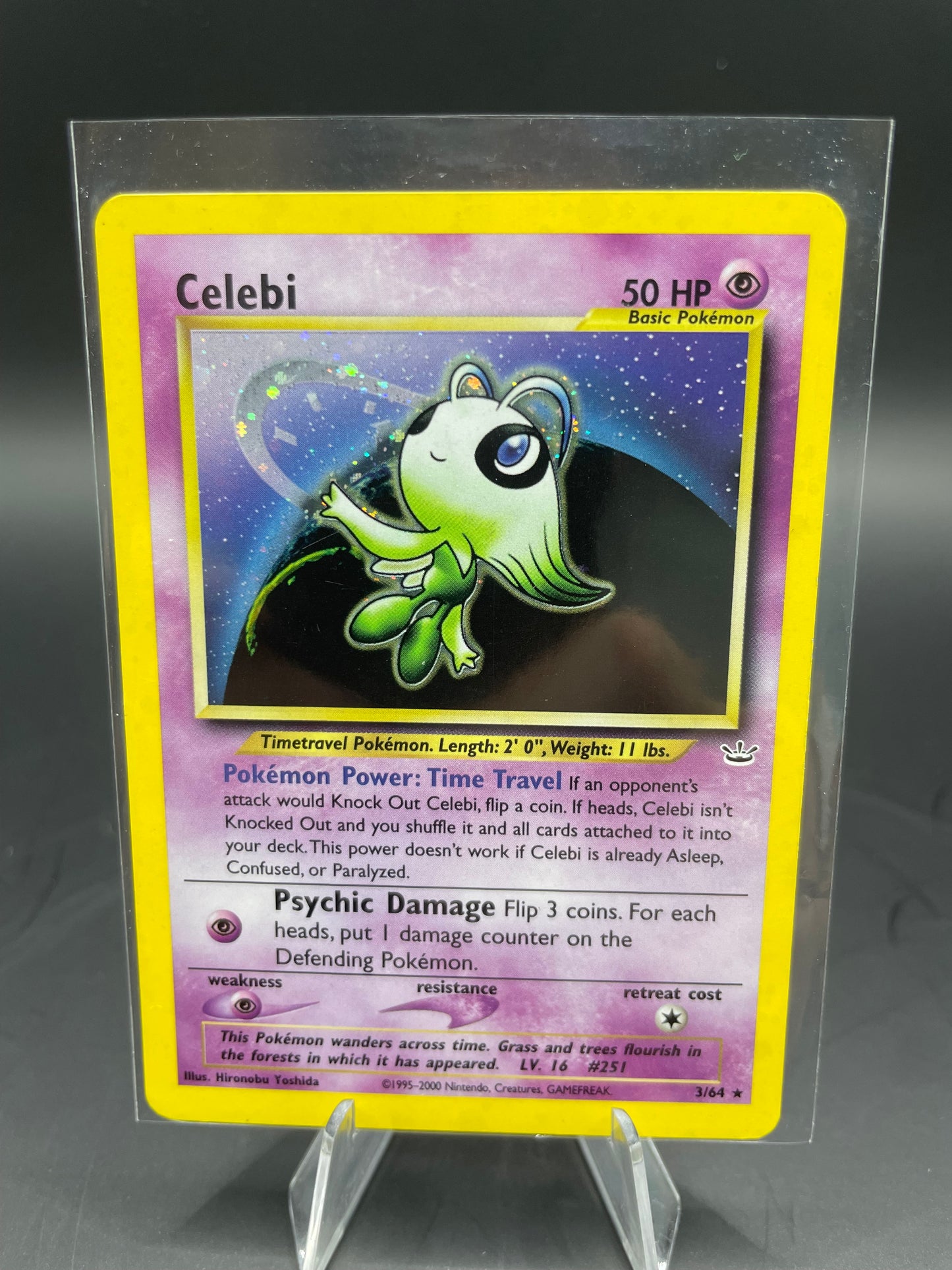 Pokemon Celebi Holo Neo Revelation 3/64 (LP-)