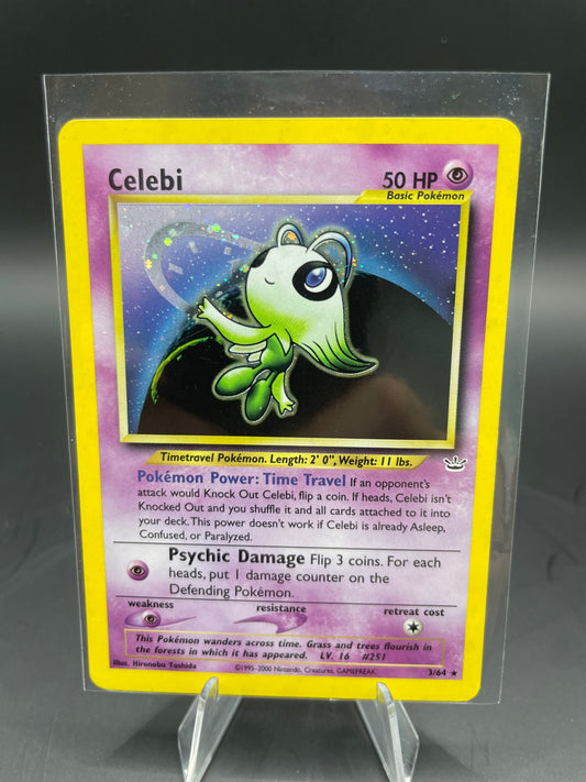 Pokemon Celebi Holo Neo Revelation 3/64 (LP-)