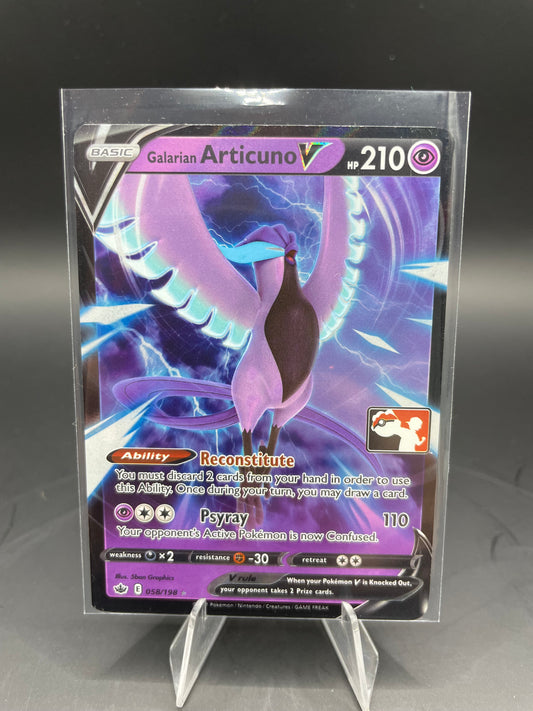 Pokemon Articuno V Prize Pack Series 1 058/198 (NM-)