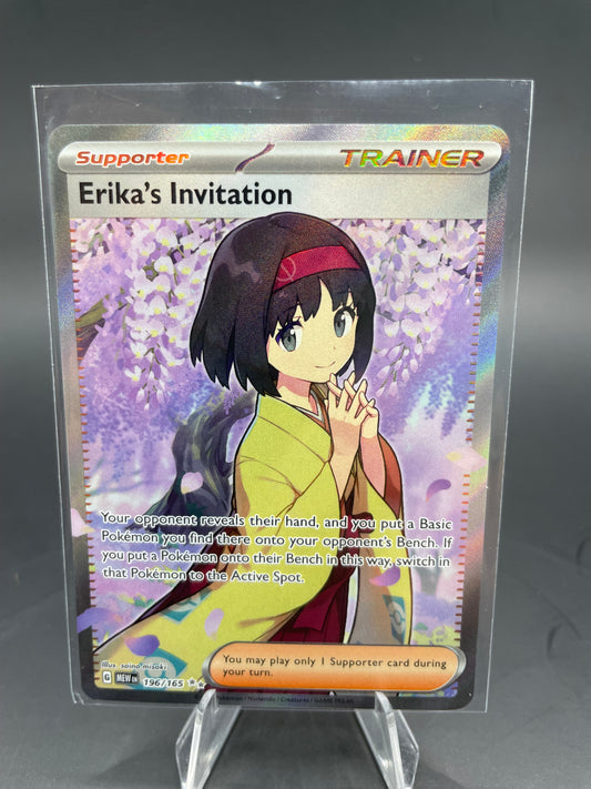 Pokemon Erika’s Invitation 151 196/165 (NM)