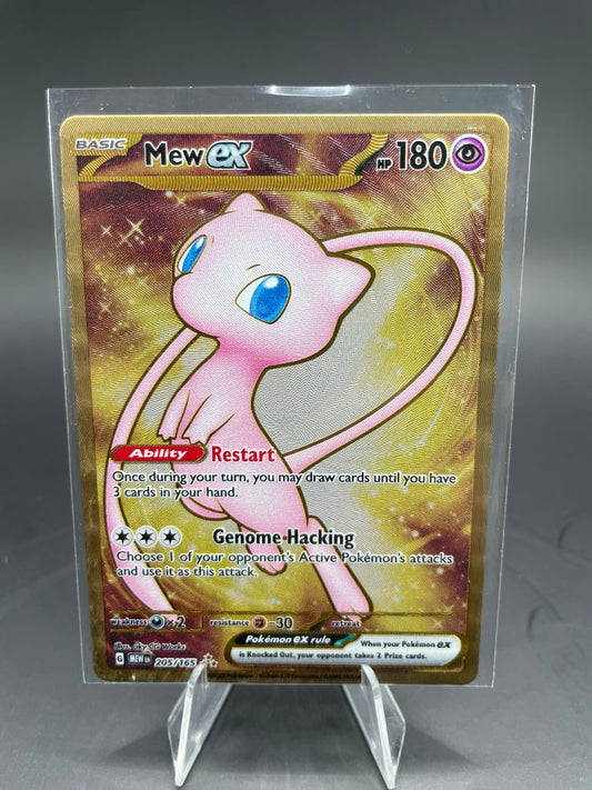 Pokemon Mew EX Metal Card 151 205/165 (NM)